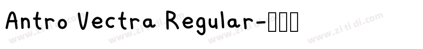 Antro Vectra Regular字体转换 Antro Vectra Regular字体转换